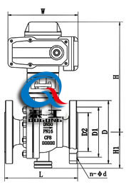 固定式电动球阀 (配HR) 