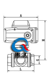 电动三通内螺纹球阀 (配HR) 